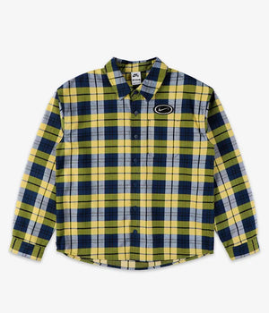 Nike SB Koston Flannel Button Up-(blue/yellow)