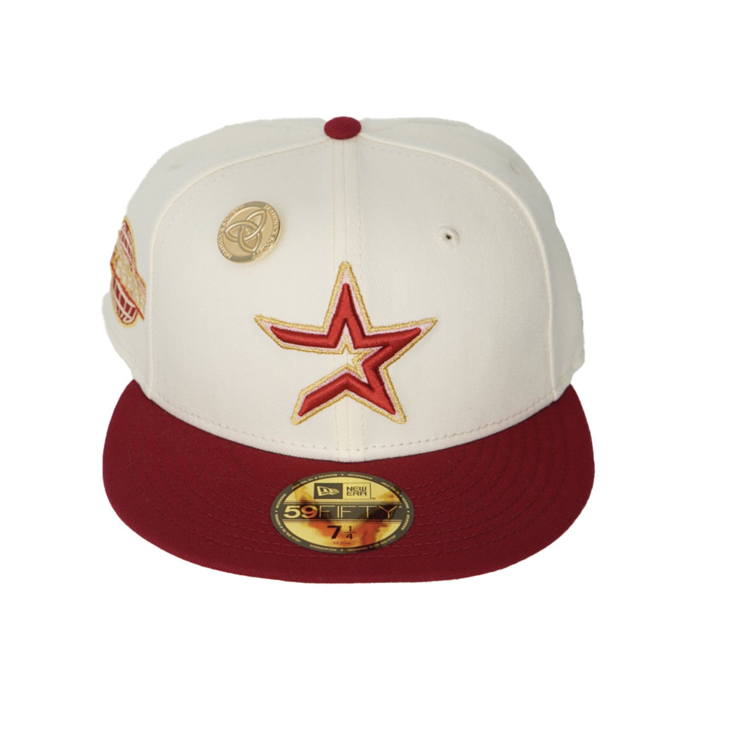 New Era Houston Astros WS05 - (Chrome/Cardinal Red)