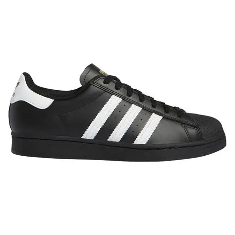 Adidas Superstar Adv - (Black Leather/White)