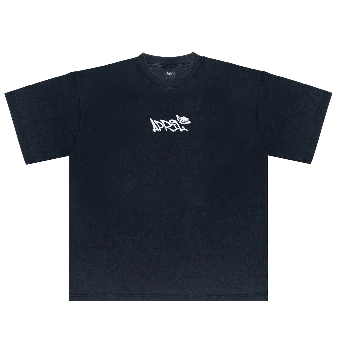 April Sketch Tee - Vintage Black