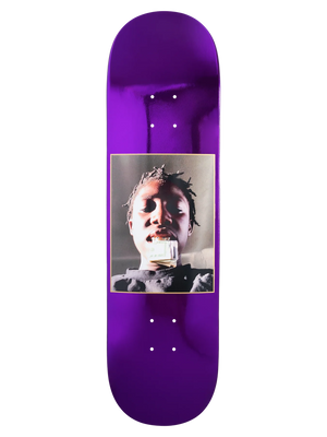 Violet Kader "Put Your Money Where Your Mouth Is" Deck - Metallic Purple Dipped (8-8.5)