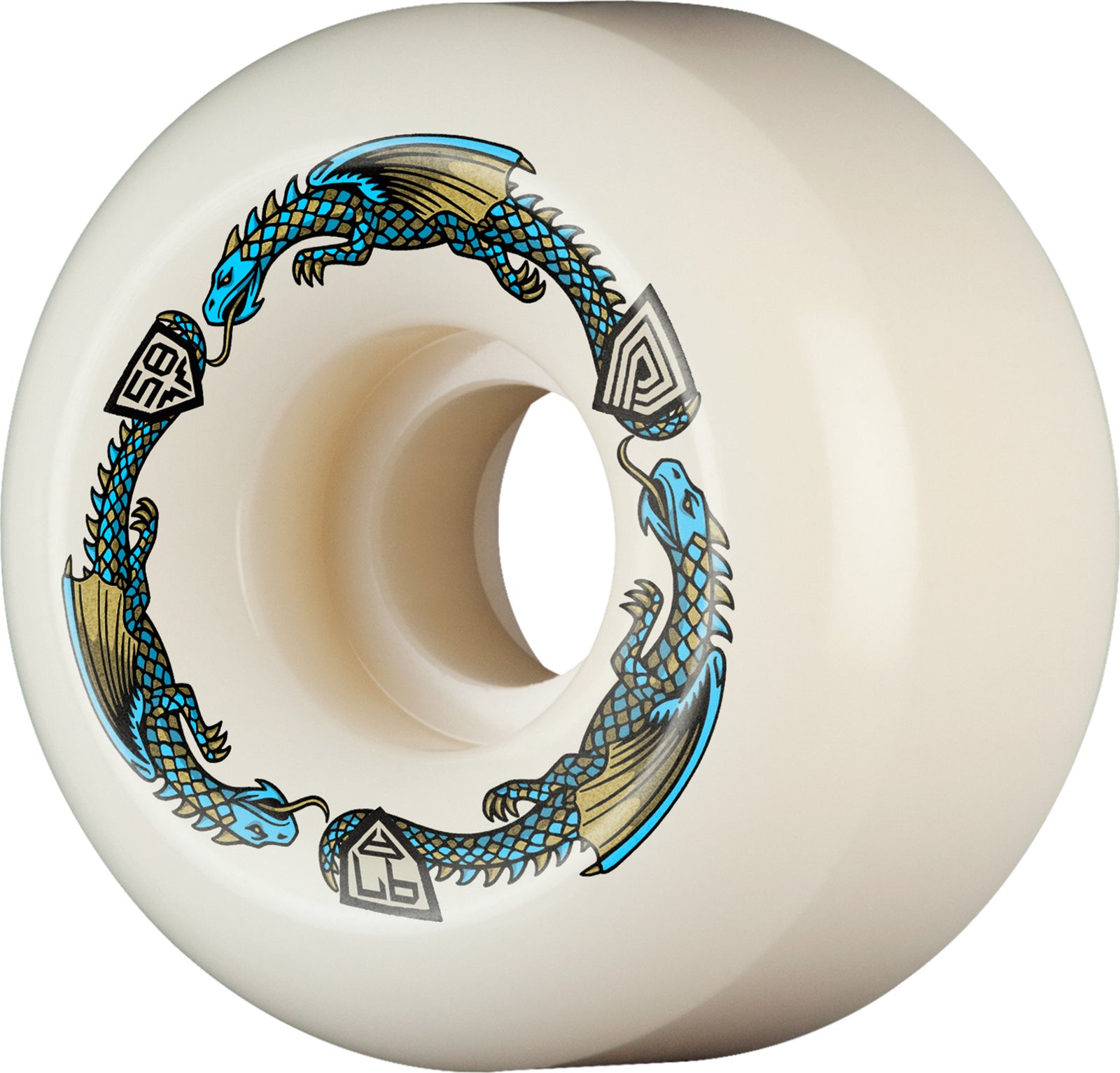 POWELL PERALTA DRAGON FORMULA BLUE 97A - (56MM)
