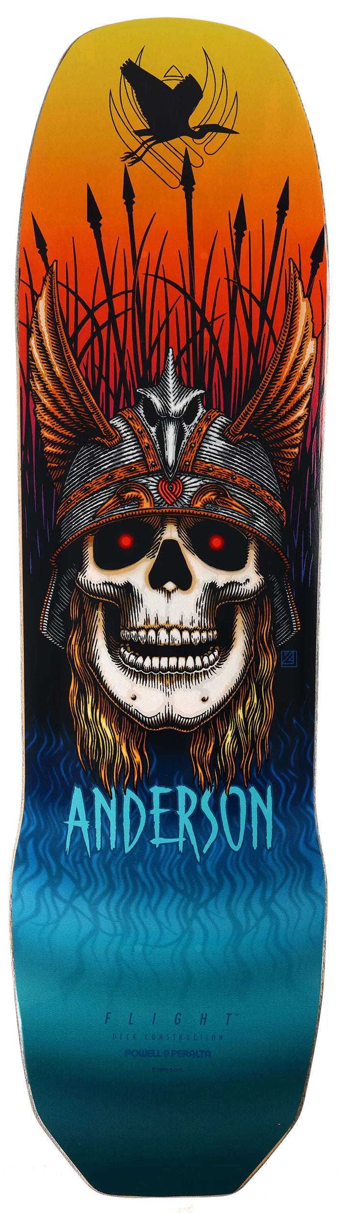 Powell Peralta K20 Anderson Heron Skull Deck - (8.45)