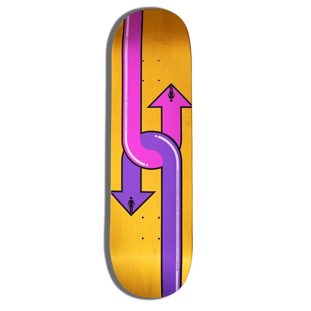 Girl Mccrank Dual Directional Twin Tip Deck- 8.5