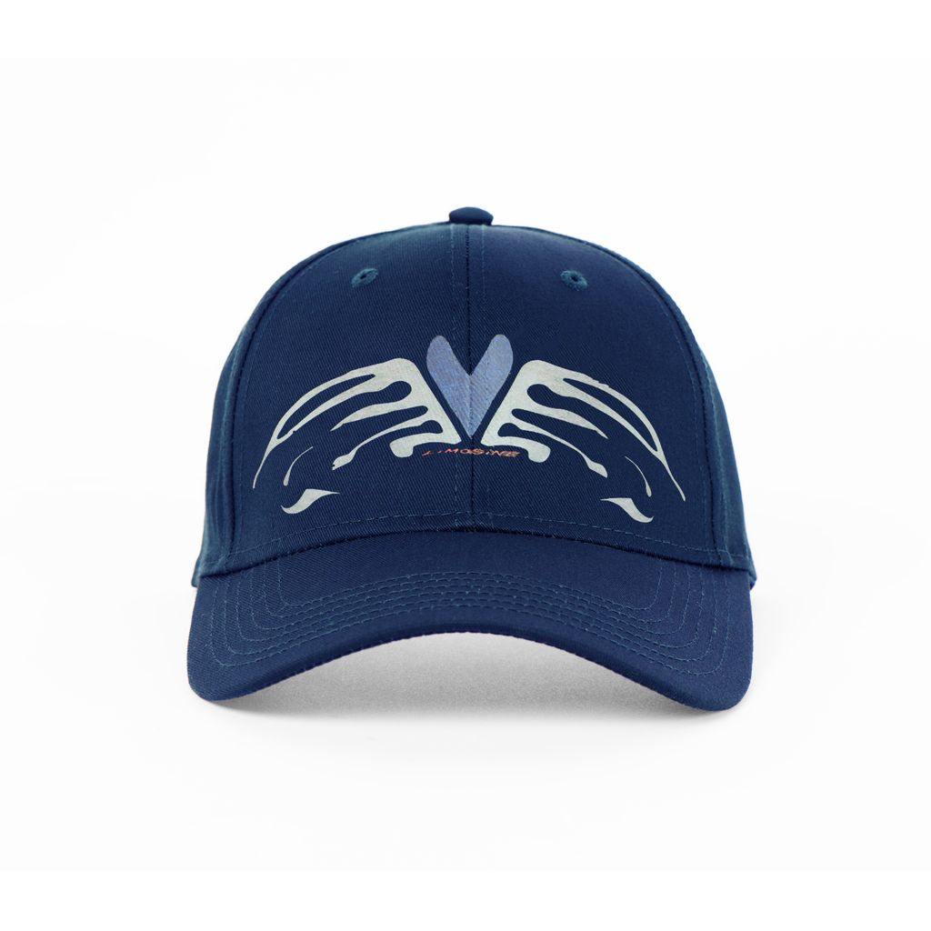 Limosine Heart Wings Hat - (Navy)